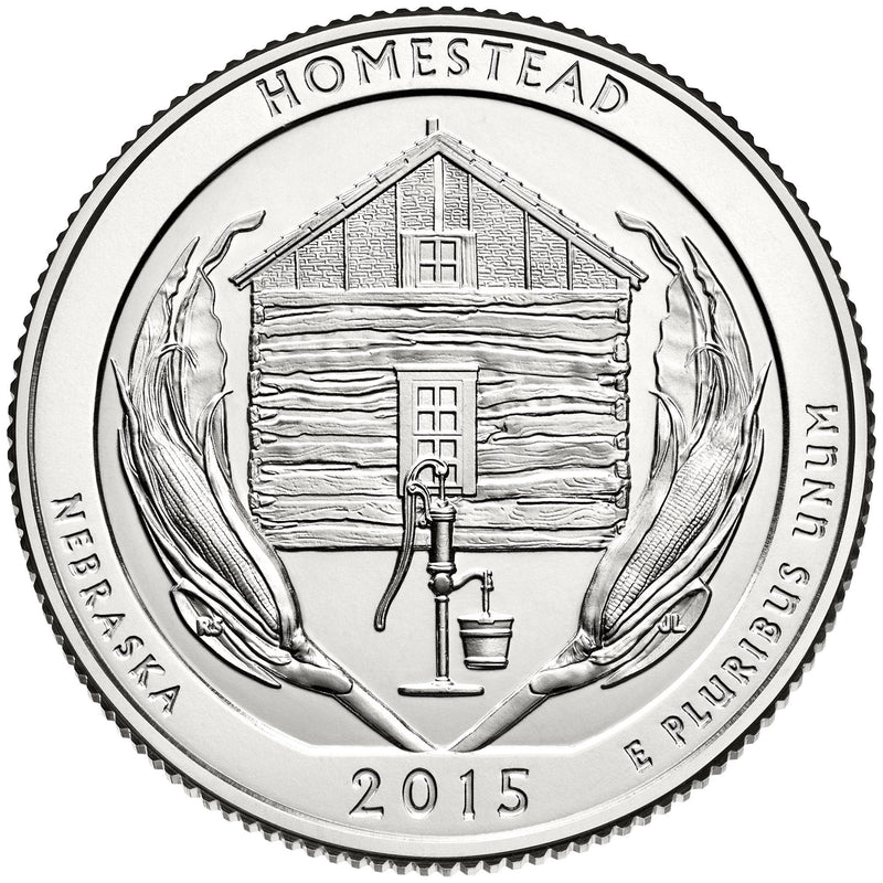 2015-D Homestead National Monument, NE Quarter  Choice BU