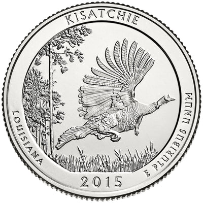 2015 Kisatchie National Forest, LA Quarter  Choice BU