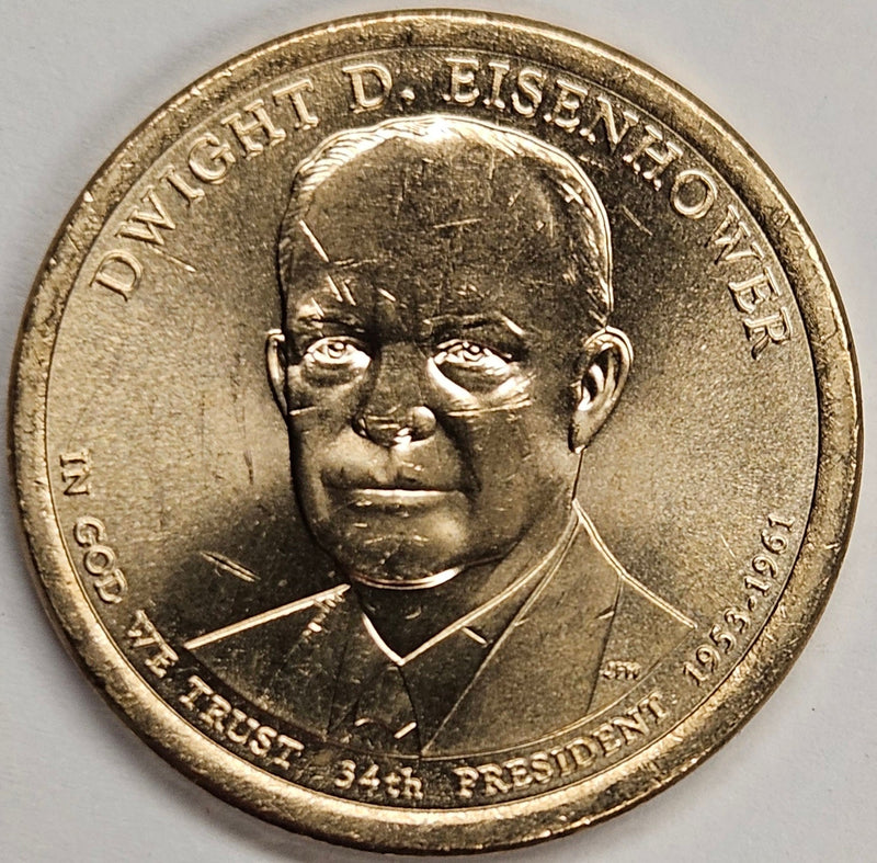 2015-D Eisenhower Presidential Dollar . . . . Choice Brilliant Uncirculated