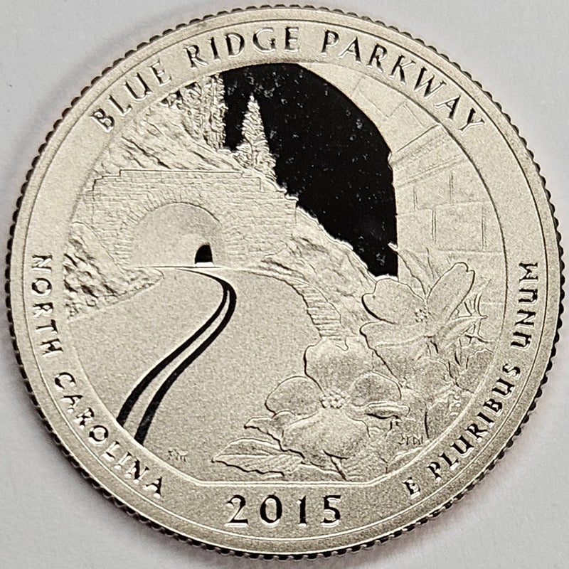 2015-S Blue Ridge National Park, NC Quarter  Superb Brilliant Proof
