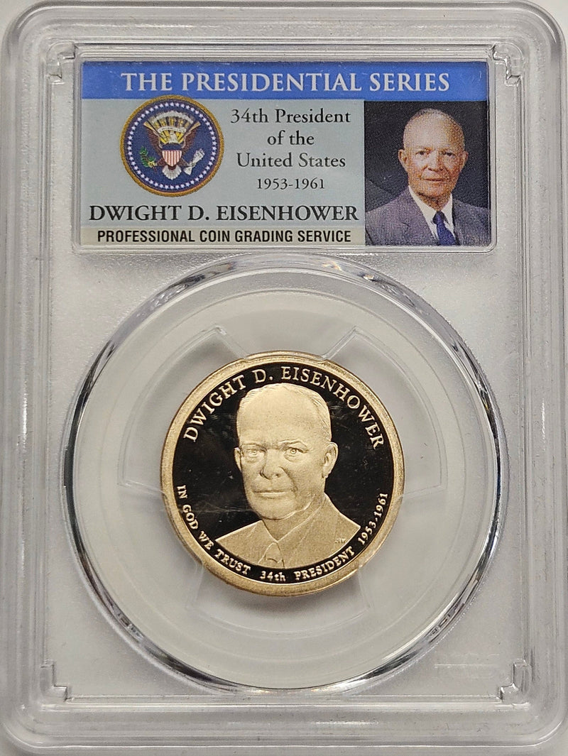 2015-S Dwight Eisenhower Presidential Dollar PCGS PR-69 DCAM