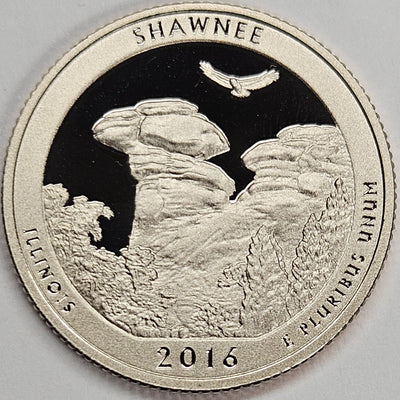 2016-S Shawnee National Forest, IL Quarter  Superb Brilliant Proof
