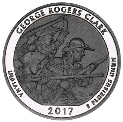 2017-S George Rogers Clark National Historic Park, IN Quarter  Enhanced BU