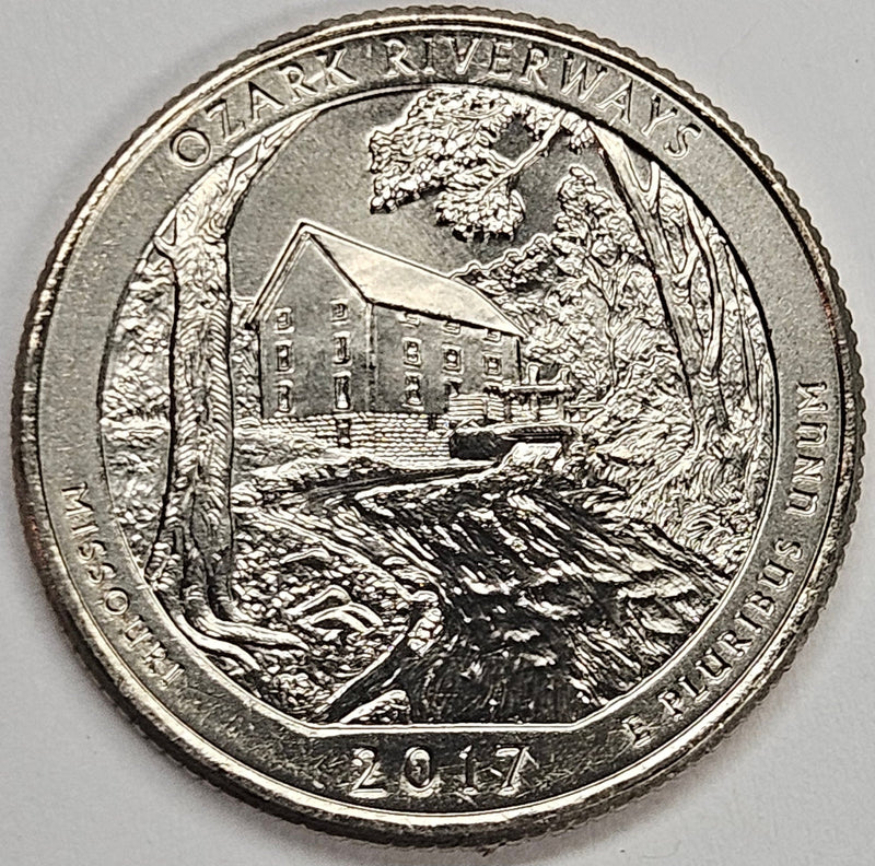 2017 Ozark National Park, MO Quarter  Choice BU
