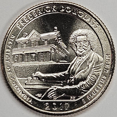 2017-D Fredrick Douglas National Historic Site, DC Quarter  Choice BU