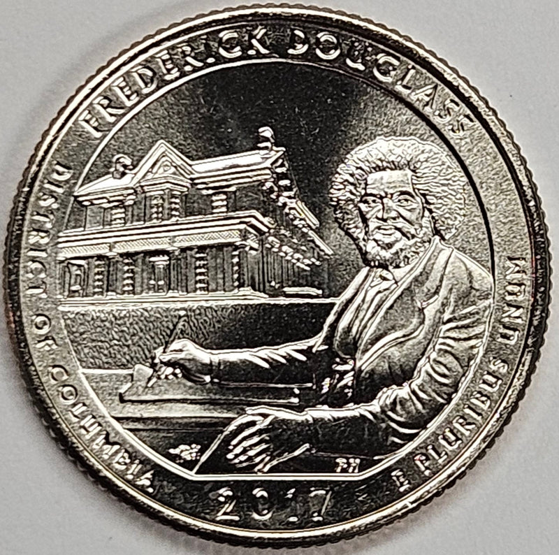 2017-D Fredrick Douglas National Historic Site, DC Quarter  Choice BU