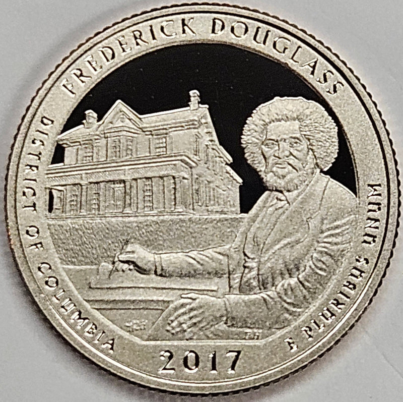 2017-S Fredrick Douglas National Historic Site, DC Quarter  Superb Brilliant Proof