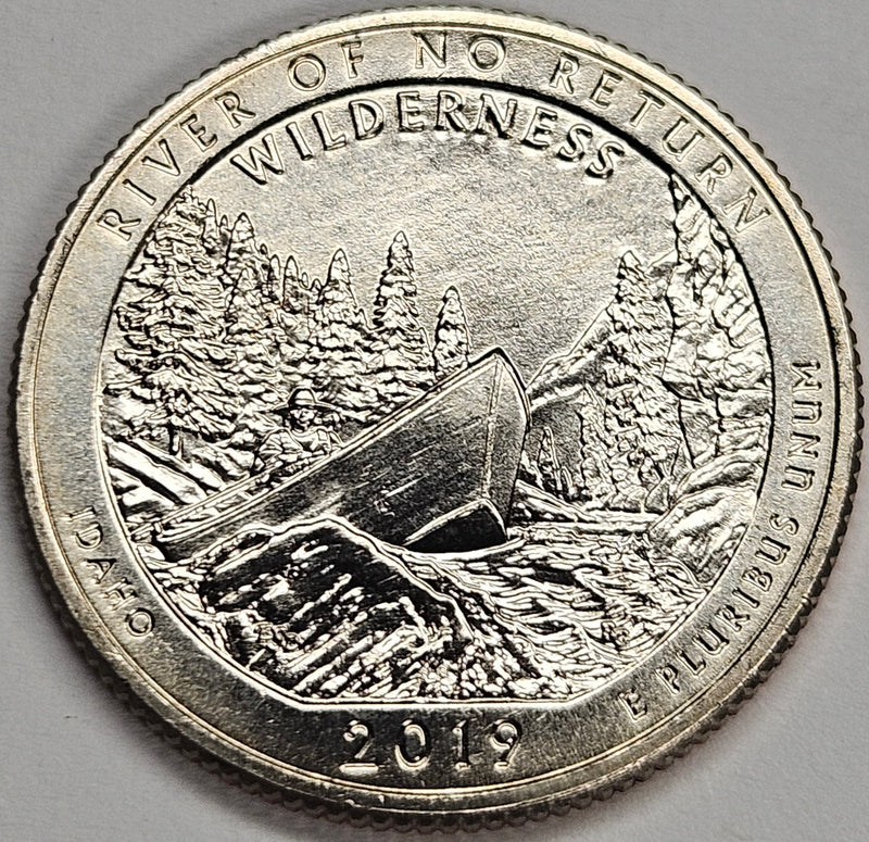 2019-W Frank Church River of no Return Wilderness, ID Quarter . . . . Gem Brilliant Uncirculated