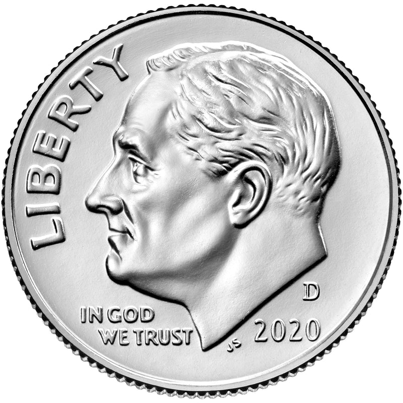 2020-D Roosevelt Dime Choice Brilliant Uncirculated