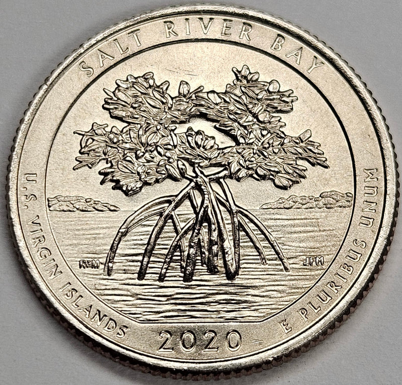 2020-W Salt River Bay National Park and Preserve, VI Quarter . . . . Superb BU V75 Privy
