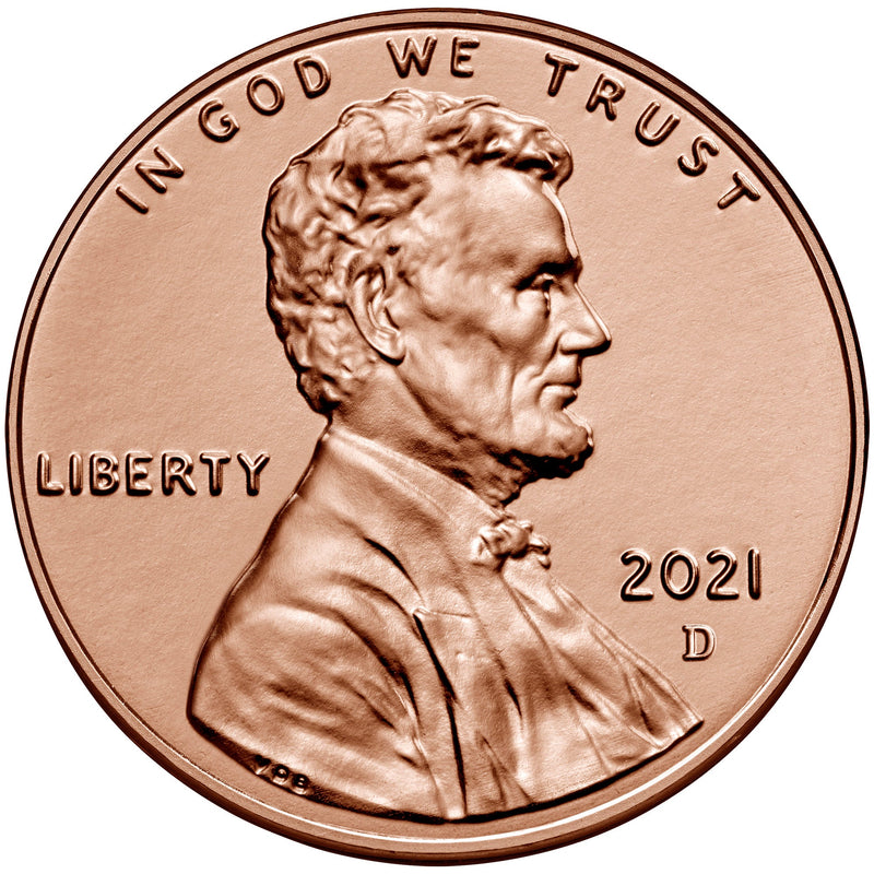 2021-D Lincoln Shield Cent Choice Brilliant Uncirculated