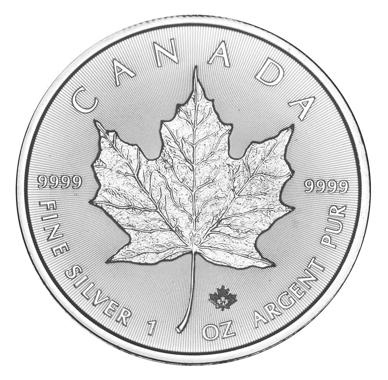 2021 Canadian Maple Leaf Gem BU 1 oz. Silver