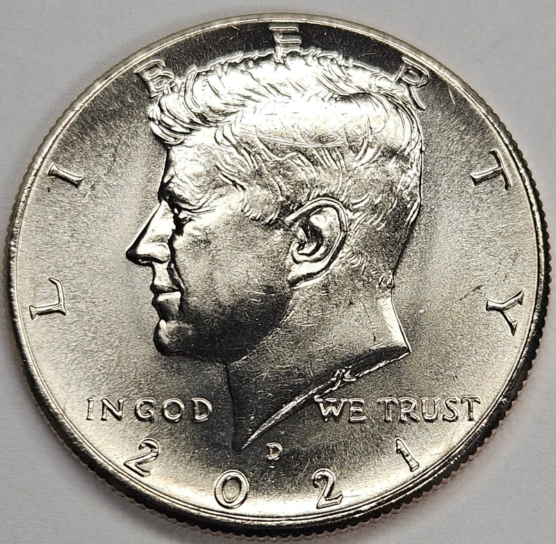 2021-D Kennedy Half . . . . Choice Brilliant Uncirculated