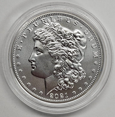 2021-D Morgan Silver Dollar Superb Brilliant Uncirculated