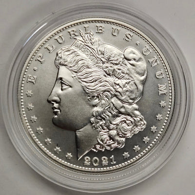 2021-S Morgan Silver Dollar Superb Brilliant Uncirculated