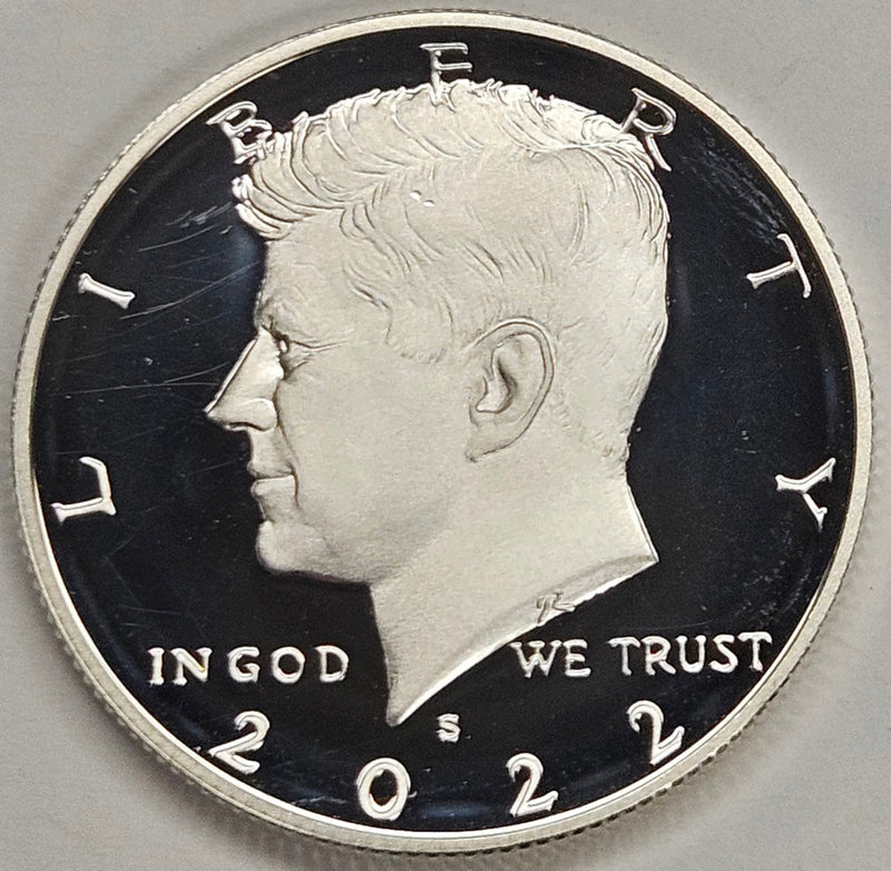 2022-S Kennedy Half . . . . Superb Brilliant Proof Silver