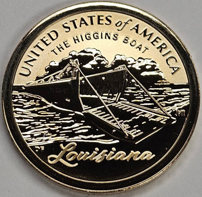 2023 Louisiana Innovation Dollar Superb Reverse Proof