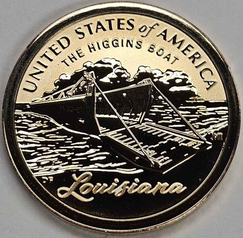 2023 Louisiana Innovation Dollar Superb Reverse Proof