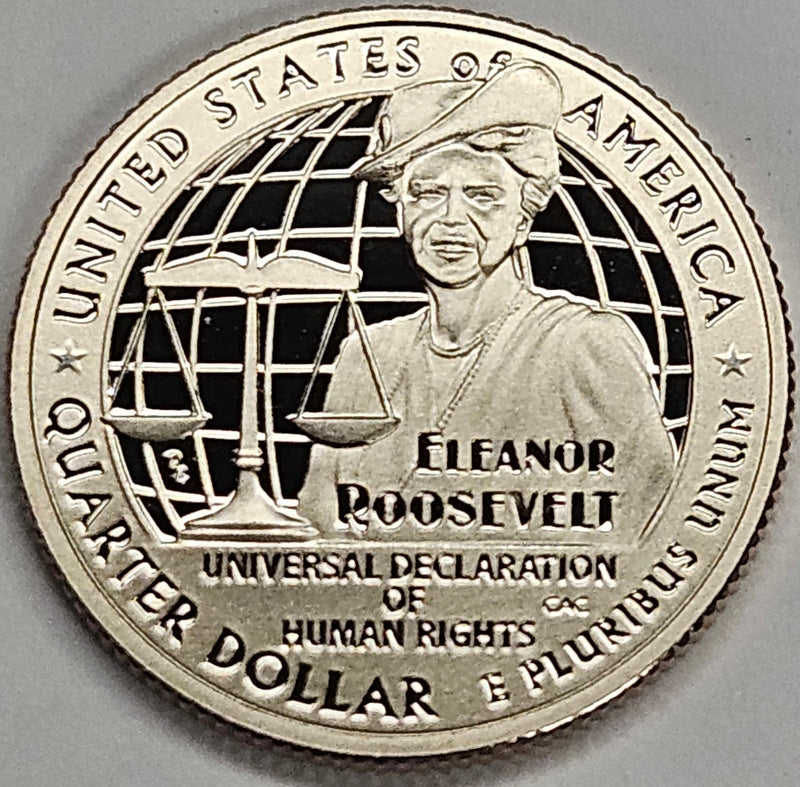 2023-S Eleanor Roosevelt Famous Women Quarter . . . . Superb Brilliant Proof Silver