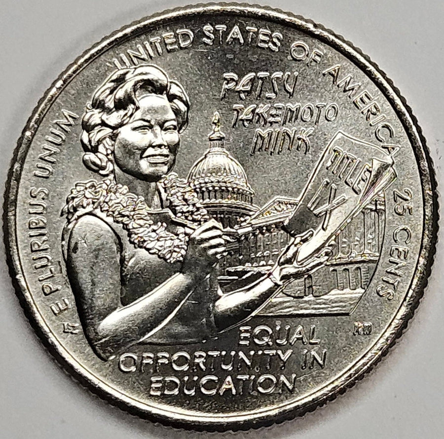 thumbnail interactive-video image 1 of 2024 D American Women Quarters Set – 5 Uncirculated Coins From US Mint (Denver) 1 of 5
