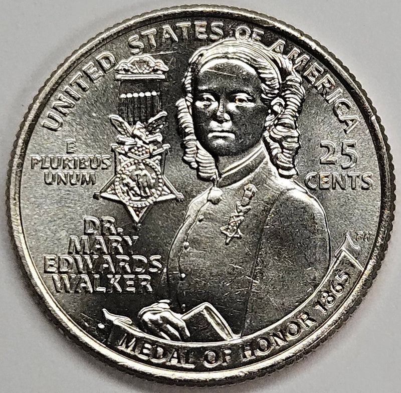 2024-D Dr. Mary Edwards Walker Famous Women Quarter . . . . Choice Brilliant Uncirculated