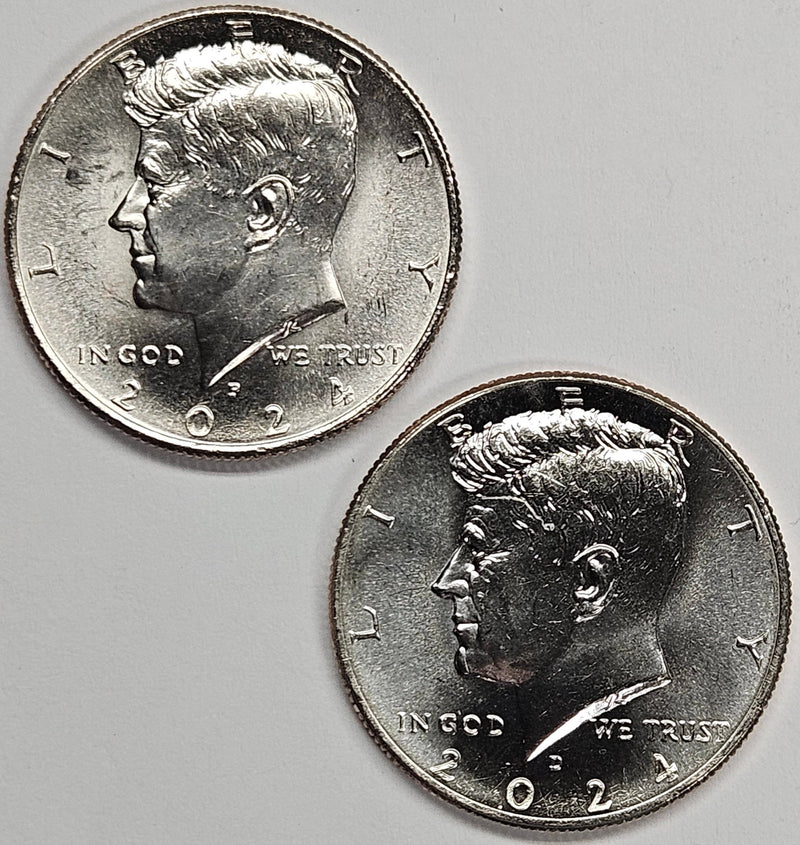 2024 P and D Kennedy Half Pair . . . . Brilliant Uncirculated