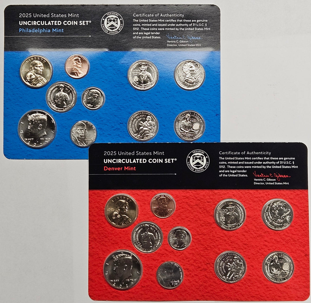 2025 Mint Set Choice Brilliant Uncirculated – Mount Vernon Coin