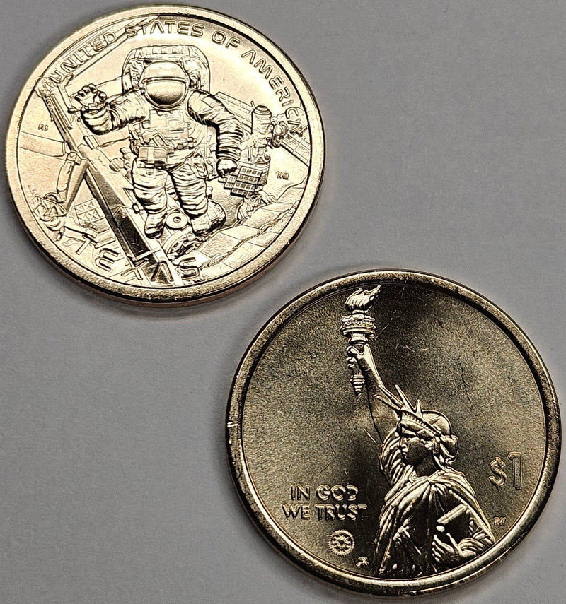 2025-P and D Texas Innovation Dollar Pair . . . . Brilliant Uncirculated