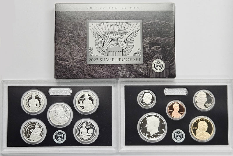 2025-S Silver Proof Set . . . . Superb Brilliant Proof