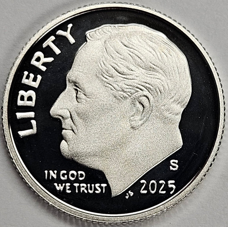 2025-S Roosevelt Dime . . . . Superb Brilliant Proof Silver