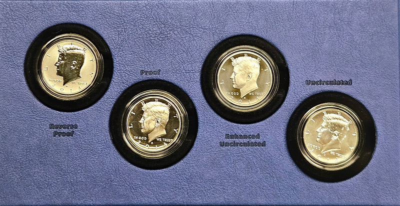 50th Anniversary Kennedy Half Silver Coin Collection