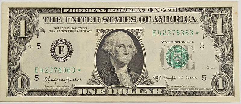 1963 B Joseph Barr Star Note . . . . Choice Crisp Uncirculated