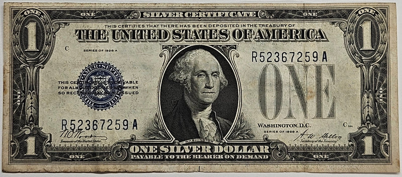 1928 A $1.00 Silver Certificate Fr. 1601 . . . . Extremely Fine