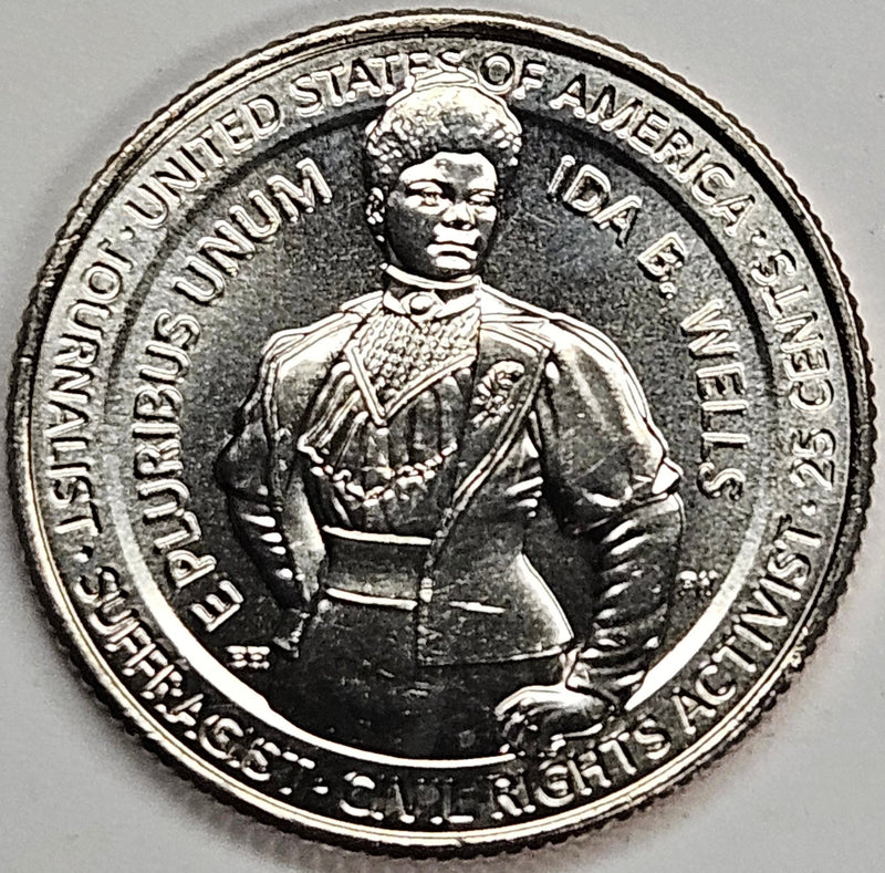 2025-D Ida B. Wells Famous Women Quarter . . . . Choice Brilliant Uncirculated