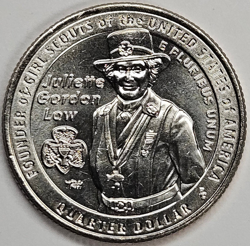 2025-D Juliette Gordon Low Famous Women Quarter . . . . Choice Brilliant Uncirculated