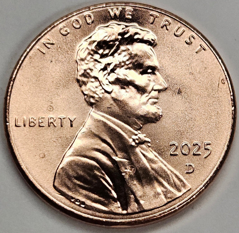 2025-D Lincoln Shield Cent . . . . Choice Brilliant Uncirculated