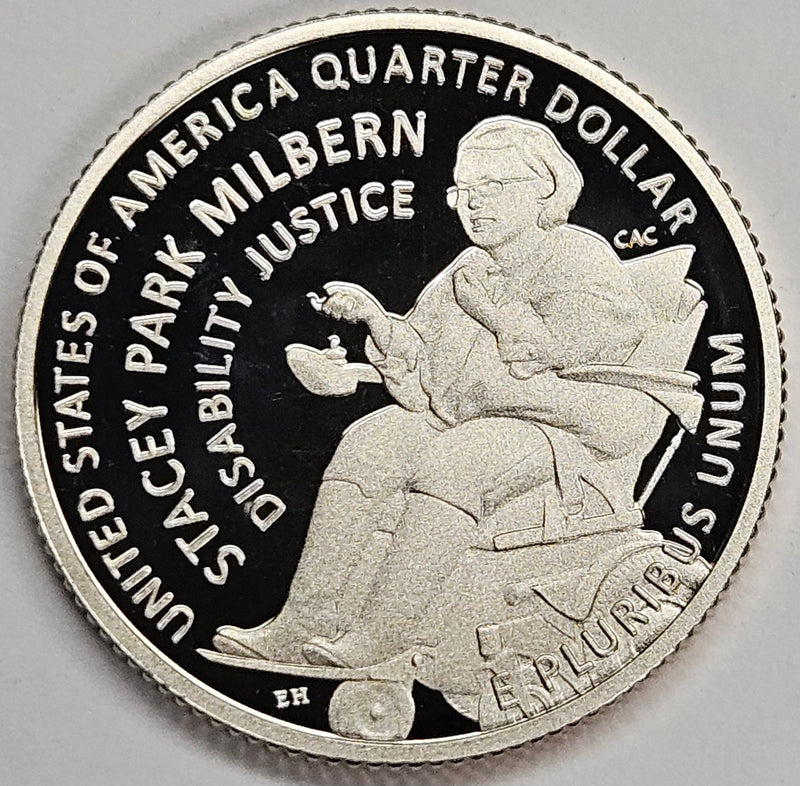 2025-S Stacey Park Milburn Famous Women Quarter . . . . Superb Brilliant Proof