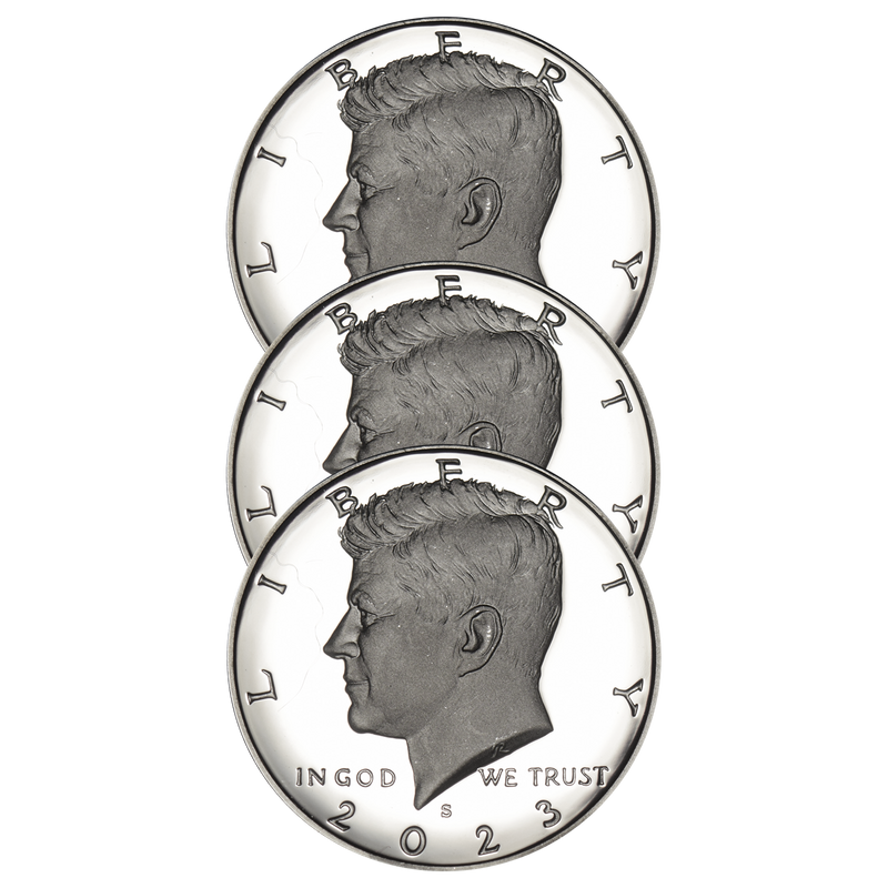 2023-PDS and Silver S Kennedy Halves . . . . BU, Proof and Silver Proof