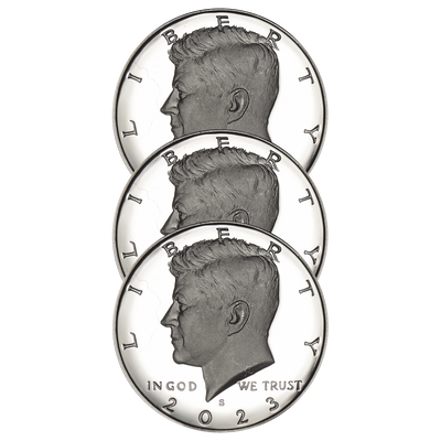 2023-PDS and Silver S Kennedy Halves BU, Proof and Silver Proof