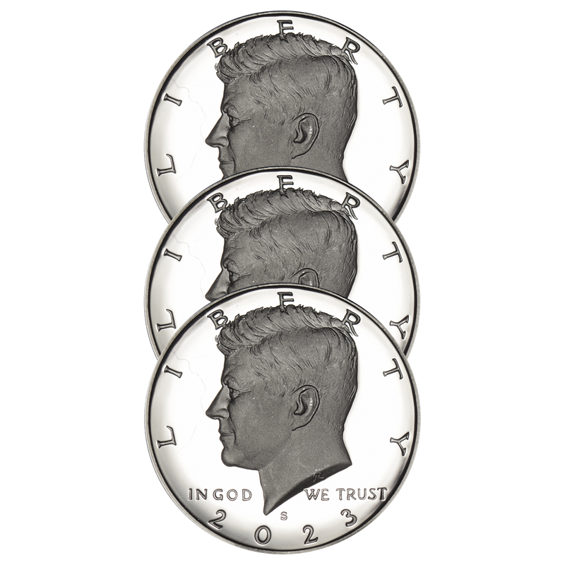 2023-PDS and Silver S Kennedy Halves BU, Proof and Silver Proof