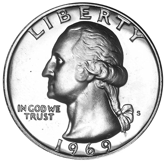 1969-S Washington Quarter . . . .Gem Brilliant Proof