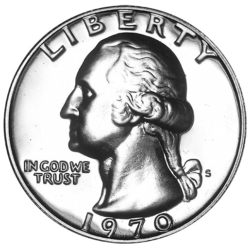1970-S Washington Quarter . . . .Gem Brilliant Proof