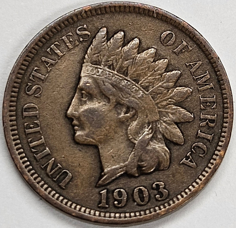 Attractive Indian Cents . . . . Choice About Uncirculated