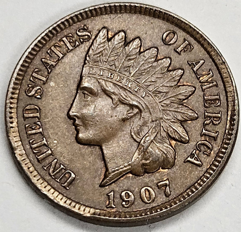 Attractive Indian Cents . . . . Choice BU Brown