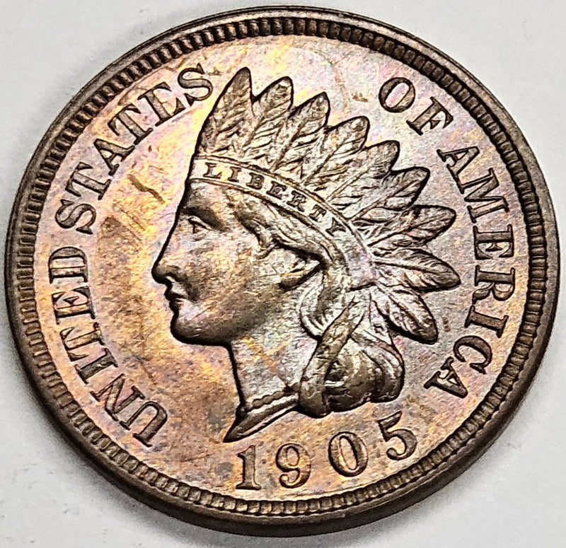 Attractive Indian Cents . . . . Choice BU Red/Brown