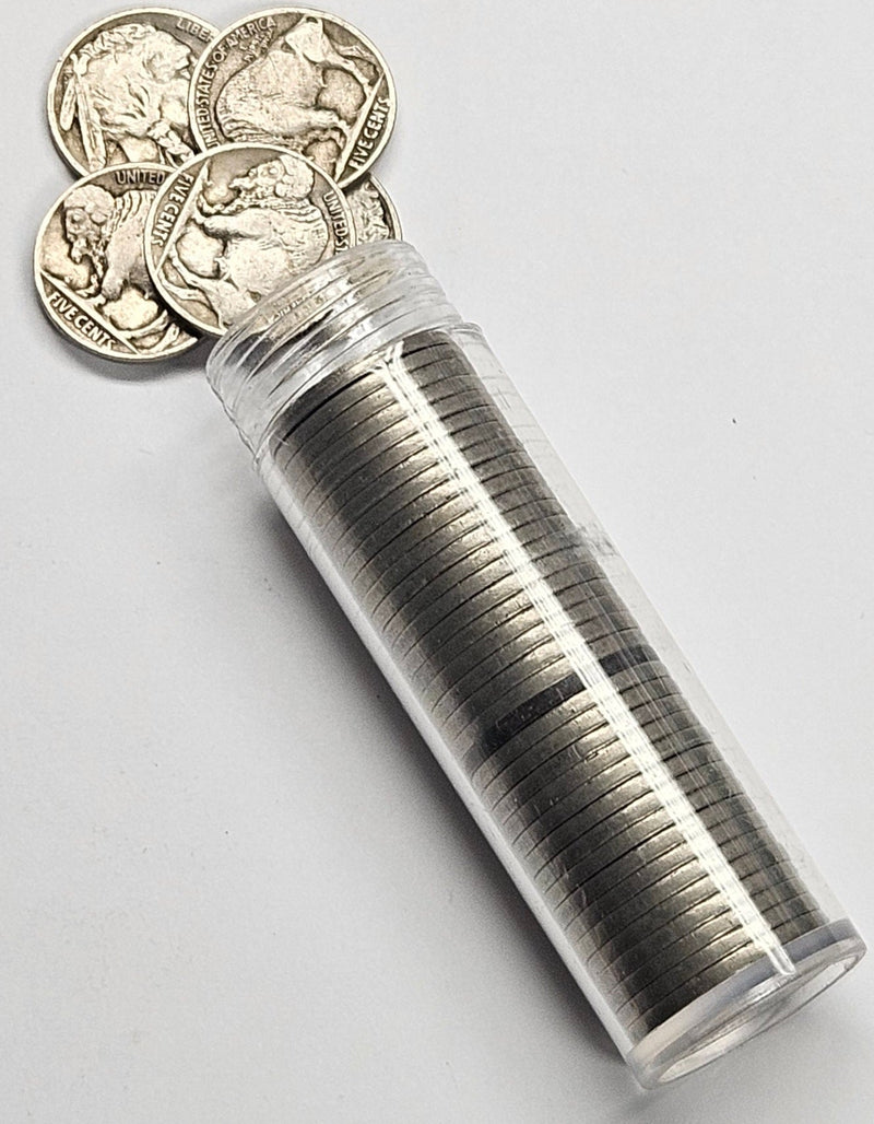 Buffalo Nickel Roll of Early Collector Coins (40 coins VG/VF)