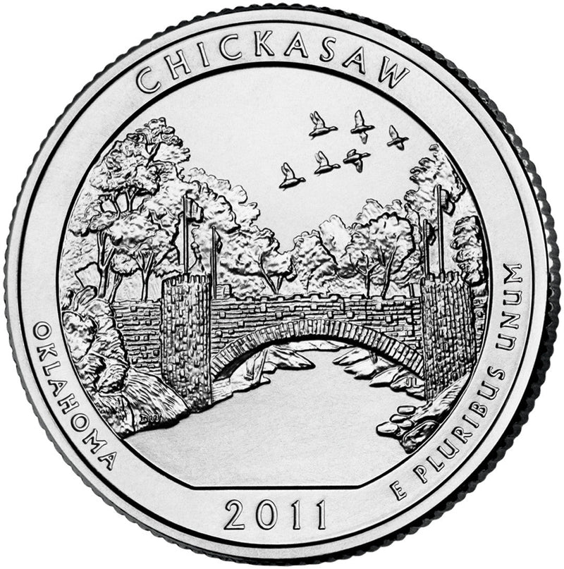 2011-D Chickasaw National Recreation Area, OK Quarter  Choice BU