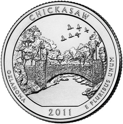 2011 Chickasaw National Recreation Area, OK Quarter  Choice BU