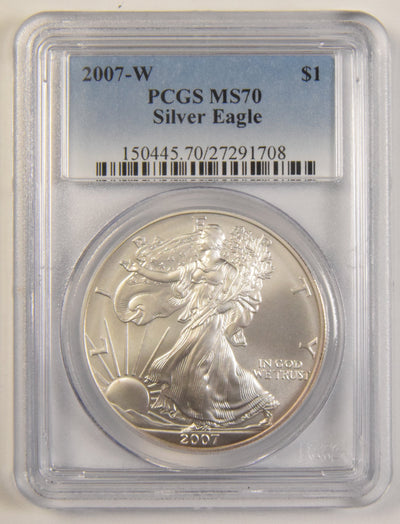 2007-W Silver Eagle PCGS MS-70