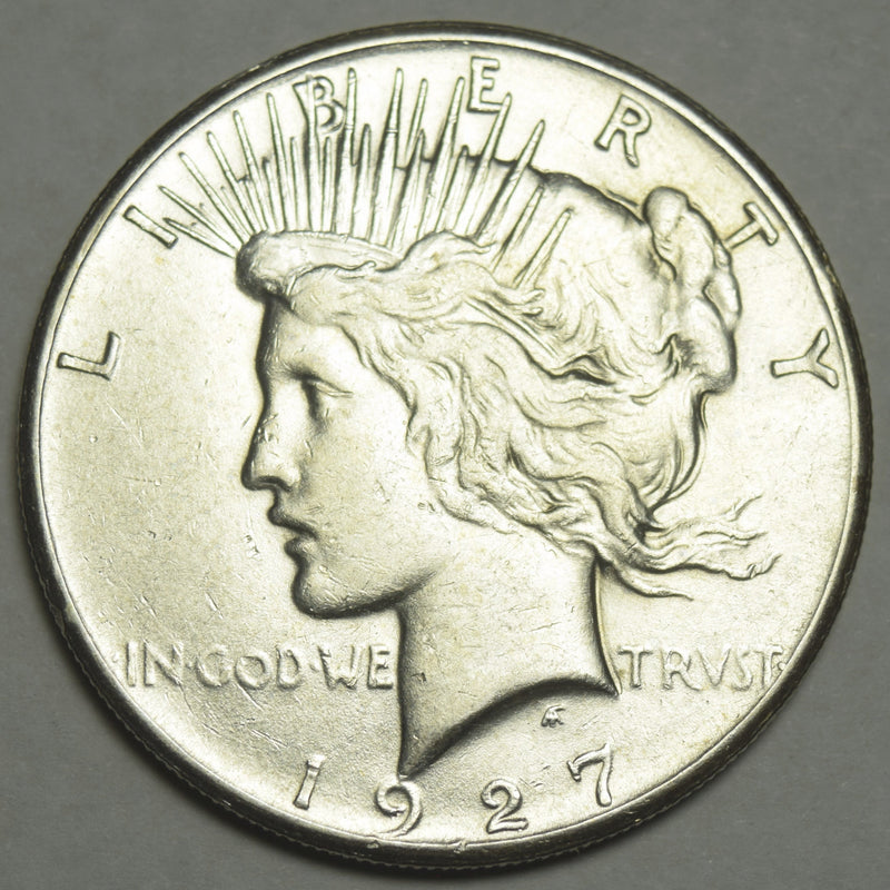 1927 Peace Dollar . . . . Choice About Uncirculated